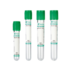 Tubo tapa verde HEPARINA LITIO Y SODIO
